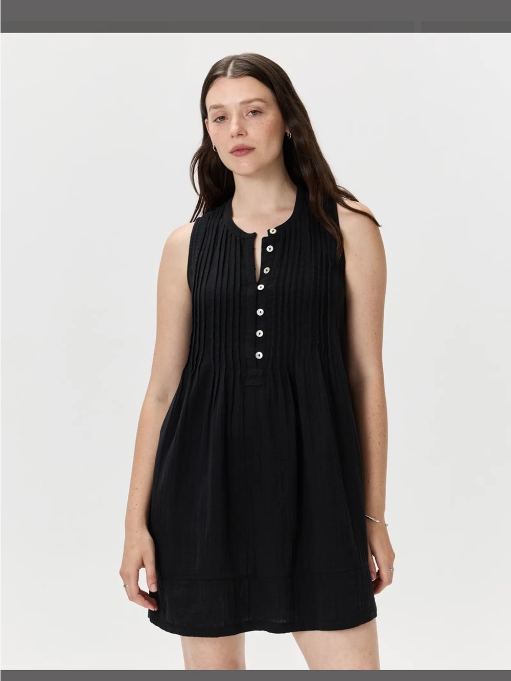 Quince 100% Organic Cotton Gauze Sleeveless Swing Dress, NWOT, Various